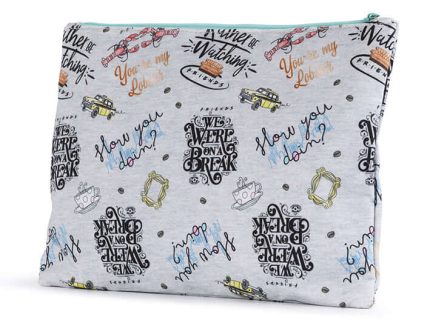 FRIENDS MARL OVERSIZE FLAT PENCIL CASE