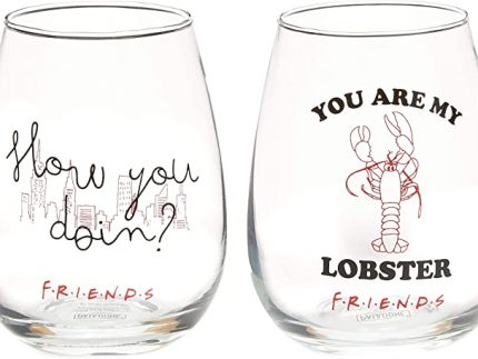 Friends Set of 2 Glasses