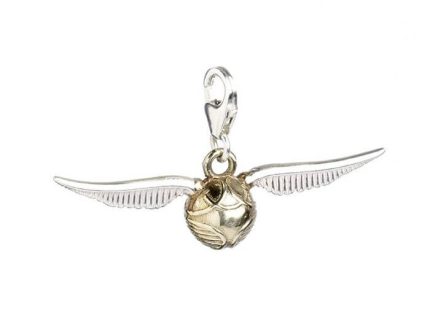 Golden Snitch Sterling Silver Clip on Charm
