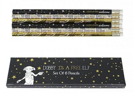 Harry Potter Dobby Is a Free Elf Set of 6 Pencils