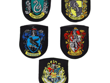 Harry Potter Hogwarts Patches (Pack of 5)