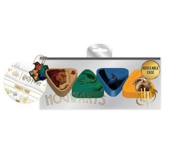 Harry Potter Intricate Houses Eraser Set