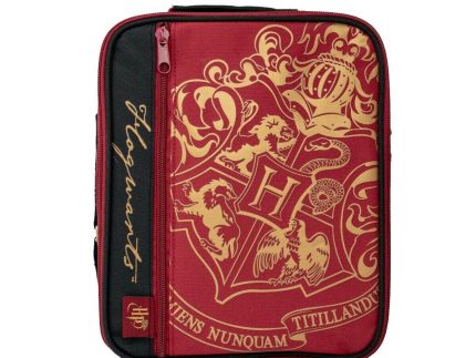 Hogwarts 2 Pocket Lunch Bag Burgundy