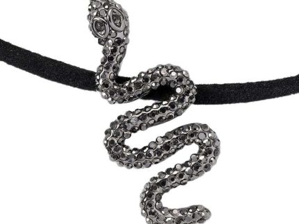 Harry Potter Nagini Black Crystal Pendant necklace