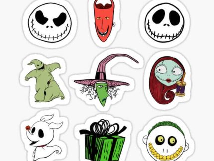 Nightmare Before Christmas - Character Stickers