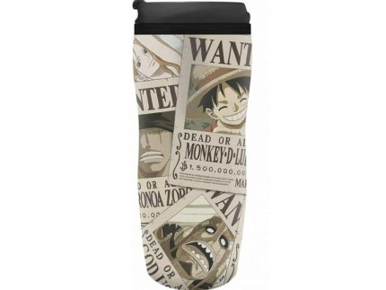 One Piece Wanted Travel Mug