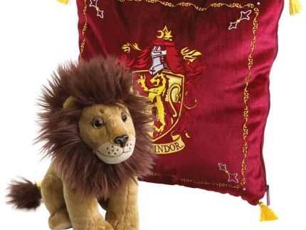 Plush Gryffindor House Mascot & Cushion