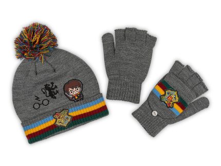 RAINBOW GRYFFINDOR KIDS BEANIE & GLOVE
