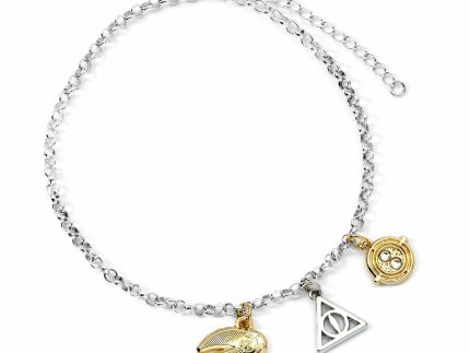 Silver Coloured 3 Charm Bracelet