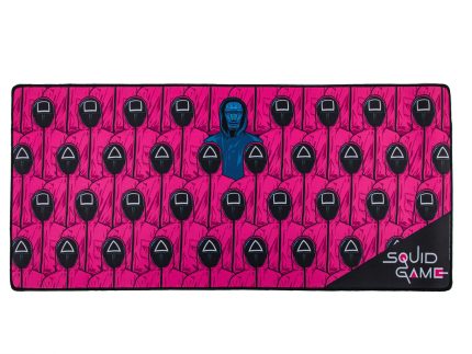 Squid Game Desk Mat - Front Man and Guards