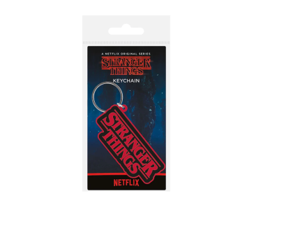 STRANGER THINGS LOGO KEYCHAIN
