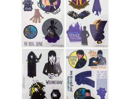Set of 23 Wednesday Temporary Tattoos
