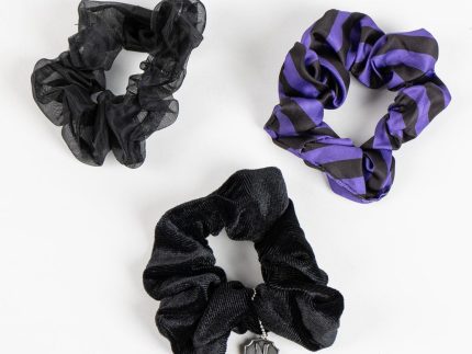Wednesday Hair Accessories Set of 3 Scrunchies