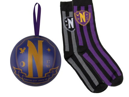 Wednesday Holiday Capsule - Nevermore Academy Socks