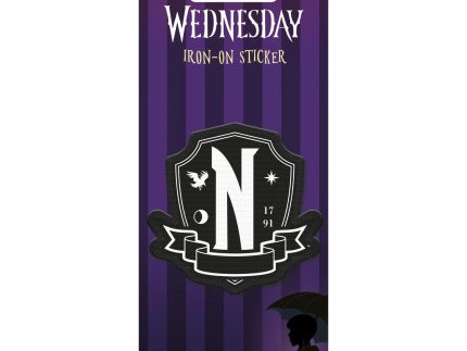 Wednesday (Nevermore) Iron-On Sticker